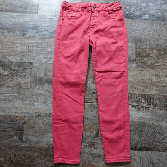 Mavi Jeans Tess High Rise Skinny ankle women's 29 red - Picture 1 of 14